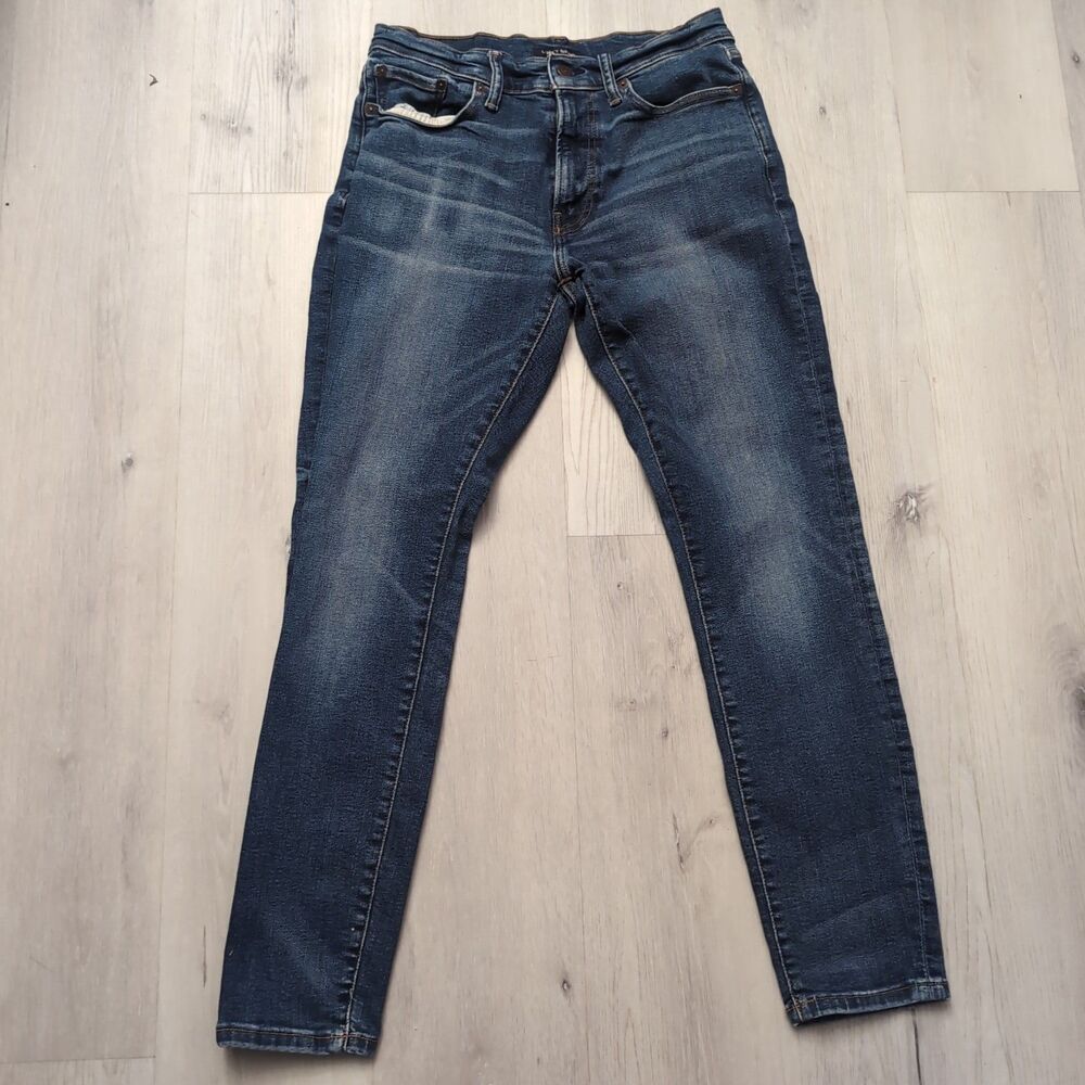 Lucky Brand 411 Athletic Taper Jeans Mens 30 Measurements In Pictures Stretch
